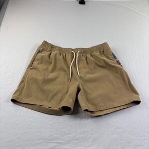 Wowie‎ Shorts Mens XL Brown Nomad Chino Aztec Pockets Stretch Preppy Casual